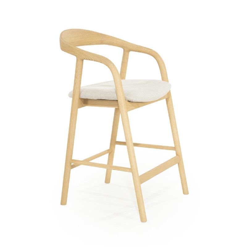 Rayven Barstool High, Natural, Counter Stool (26" Seat Height)