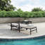 Chaise longue simple inclinable avec coussin Tarpley-283535785-283535784