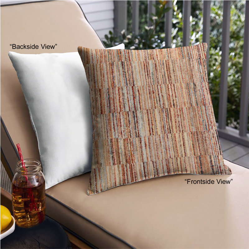 Abstract Throw Pillow, Synthetic