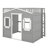 House Loft Bed With Ladder-1737779454