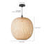 Luminaire suspendu 1 lumière jaune Bairbre-2047030044