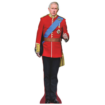 Prince Charles Royal Garb Cardboard Standup