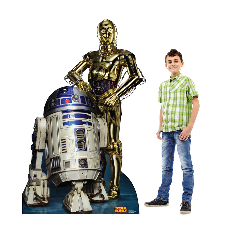 Advanced Graphics Star Wars R2D2 and C3PO Cardboard Standup & Reviews | Wayfair