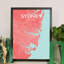 Sydney City Map 1 Piece Wall Art-1534394260