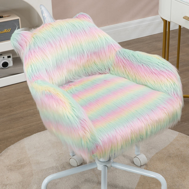Chaise de bureau pivotante avec accoudoirs
