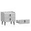 Table de chevet avec 2 tiroirs Nightstands-474187882