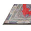 Tapis traditionnel rouge / bleu / gris Daisi-1870436393