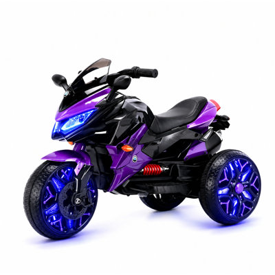 Motocyclette à 3 roues pour enfants avec siège en polyuréthane Alex