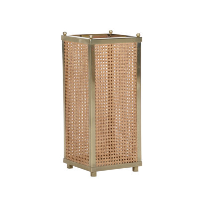 Coastal Cane Freestanding Umbrella Stand
