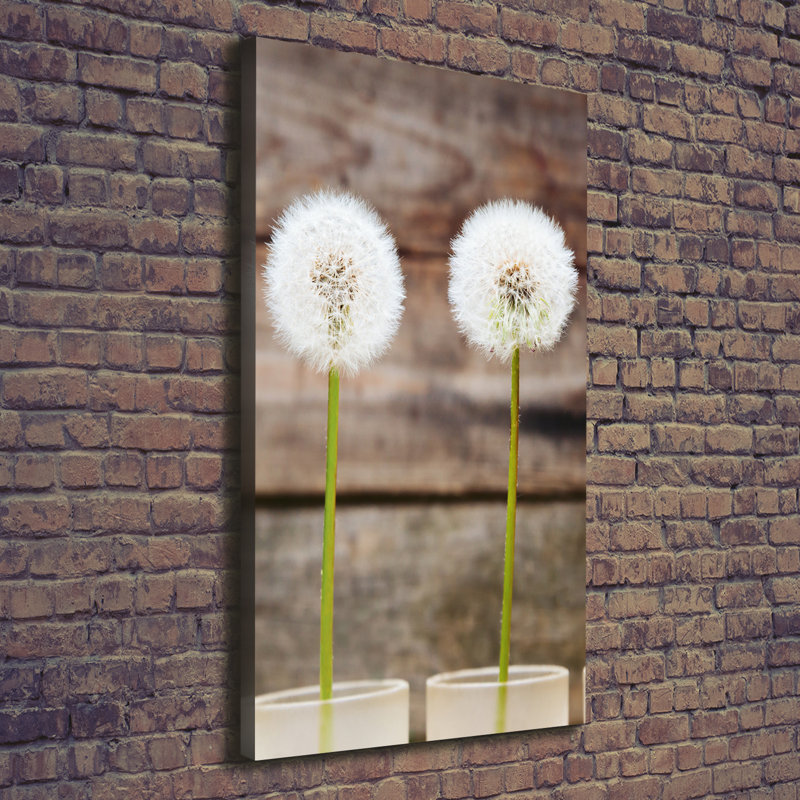 Birds And Flowers - Wrapped Canvas Print
