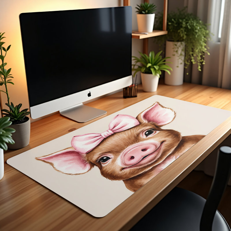 Polyester Desk Pad, 31.5x15.5