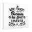 We Love Because He First Loved Us - Wrapped Canvas Print-429159421