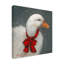 Impression sur toile tendue «Hinth Goose Red Xmas Bow»-27485549