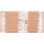 Fresno 16" x 4" Glossy Ceramic Bullnose Tile Trim in White