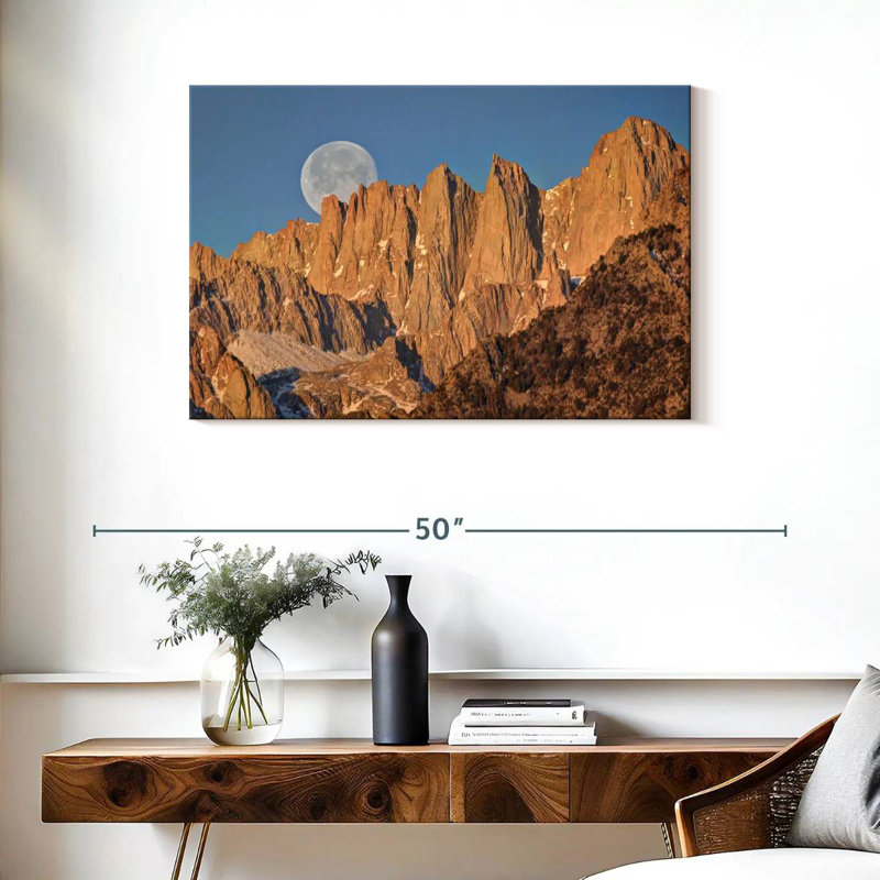 Alvord Mt. Whitney Supermoon, H 24 po x l 36 po