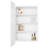  16X28 Inch White Surface Mount Or Recessed Medicine Cabinet With Round Corner Mirror And Adjustable Shelves-1491515421