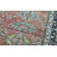 Hand-Knotted High-Quality Red and Blue Area Rug