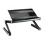Montez-le! Support réglable pour ordinateur portable, bureau pour travailler debout, plateau de lit en aluminium de grande taille, noir