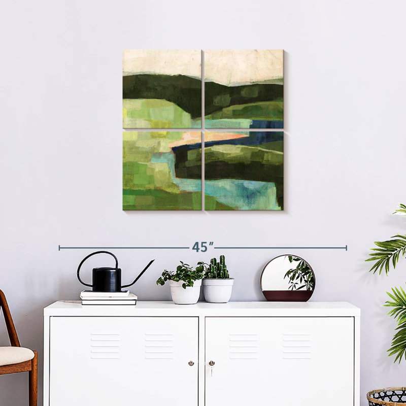 Avery Pastoral Patchwork II, 26" H x 26" W