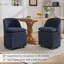 Ensemble de 2 chaises de salle à manger en chenille avec roues universelles-720553712