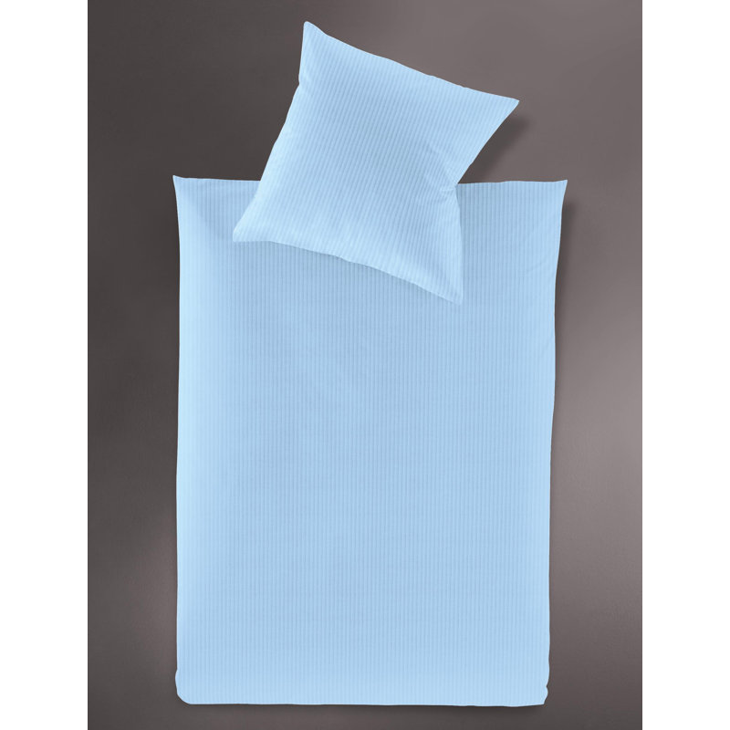 Lumen 2 Piece Duvet Cover Set, Blue, 155 x 200cm - 1 Pillowcase (80 x 80 cm)