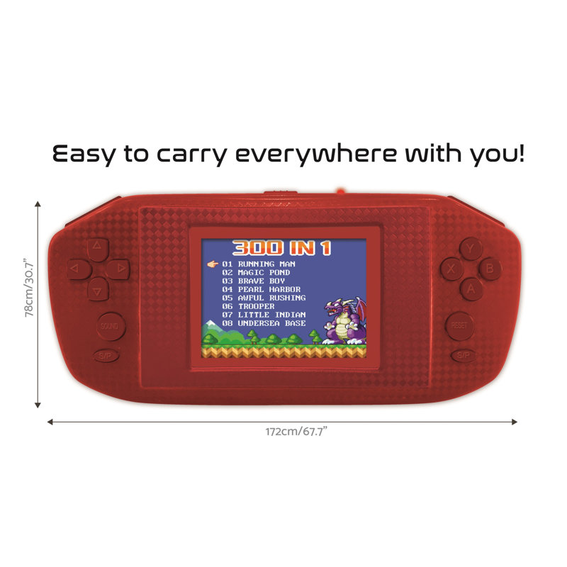 Lexibook 1 Player Handheld Game with 100 Games Included