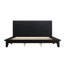 Lit plateforme en bois massif-107195462