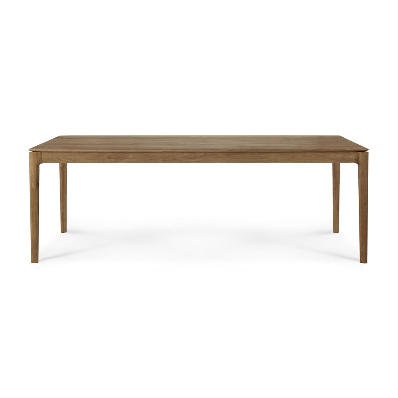Bok Solid Wood Dining Table, 30"H x 87"L x 37.5"W, Brown