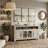 Willow Creek 60" TV Console, White Wash-532656351