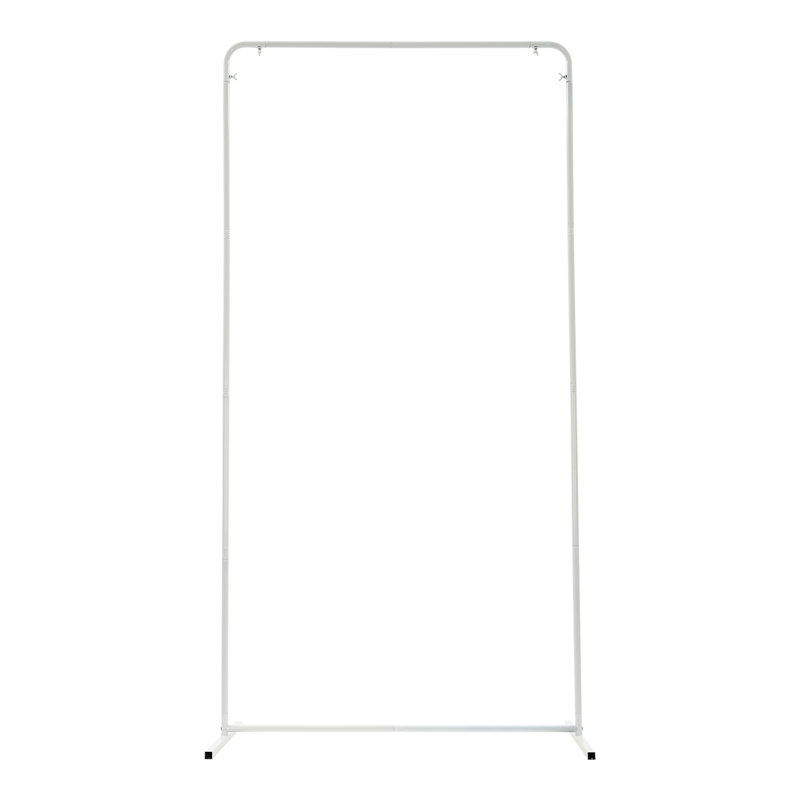 Wedding/Party Backdrop Stands with Covers, Beige, 78.72" H x 39.36" W x 19.68" D