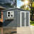 Spacious Sheds, 10x8 Ft Metal Storage With Window, Modern Backyard