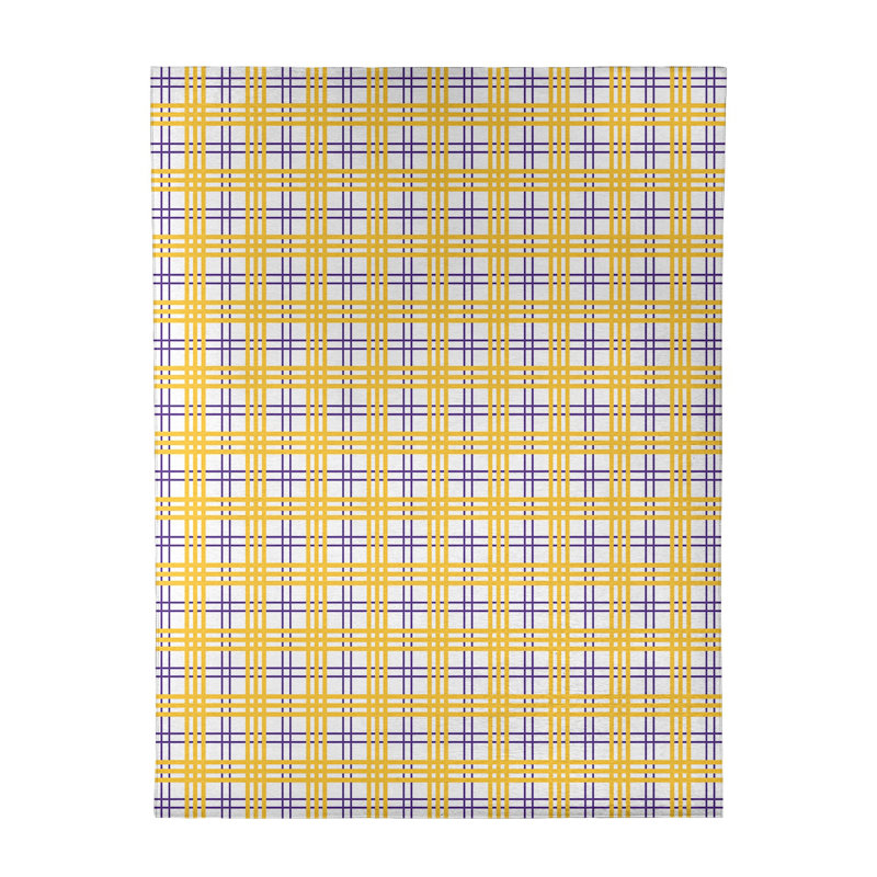 Plaid Indoor Rug, Rectangle 9' x 12'