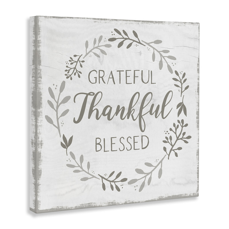 Art mural sur toile Cottage Gratitude, par Val Rhodes, H 30 po x l 30 po