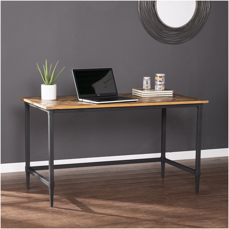 Bureau en bois massif récupéré Lawrenny