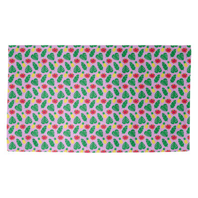 Tapis mauve/vert tropical Avicia
