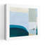 «Serene Ocean», art mural minimaliste moderne côtier abstrait-983129663