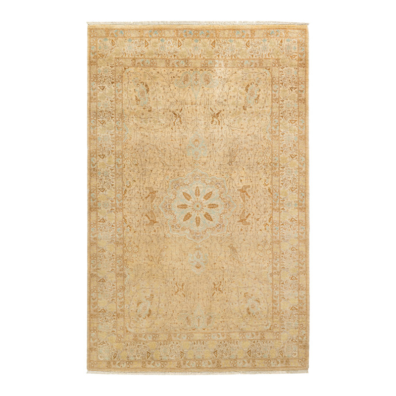 Classic One-of-a-Kind 4' 0" X 6' 2" Hand Knotted Area Rug