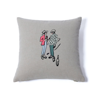 Coussin en coton St. Moritz