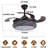 Zahnya 42'' Ceiling Fan with LED Lights-684725926