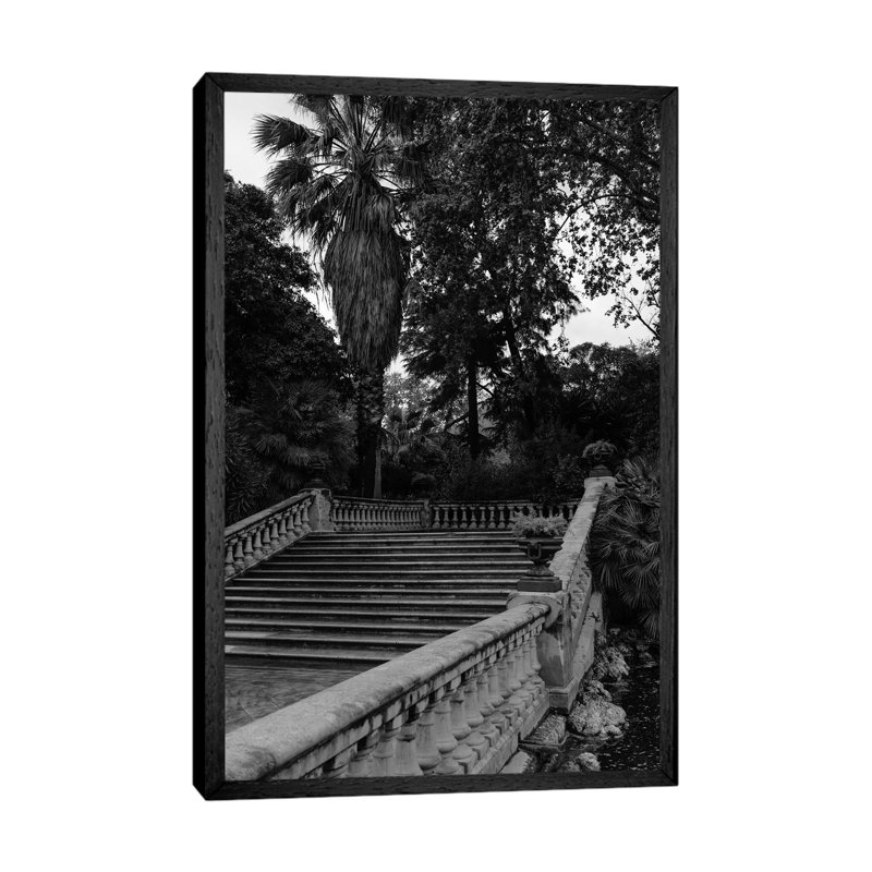 Ciutadella Park by Bethany Young - Print on Canvas, Black Framed, 101.6cm H x 66.04cm W x 3.81cm D