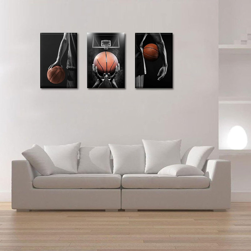 3 Piece Wrapped Canvas Print, 40cm H x 30cm W