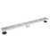 36" Linear Shower Drain with Offset Linear Pattern Grate