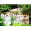 Murale paysage pelez et collez - cascade thaïlandaise-1762640981