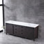 Plateau de meuble-lavabo double l 84 po x P 22 po Marsyas-746454170-746454151