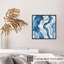 Abstrait, art abstrait en marbre bleu cristal V moderne-1542521627