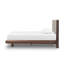 Lit Weatley - Acacia brun rustique-622837352