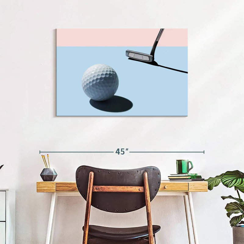 Sireci Golf Club And Ball, 24" H x 36" W