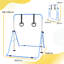 Metro Lane Cosenza Metal Foldable and Water Resistant Outdoor Kids Game-210559422