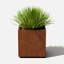 Bac à fleurs cubique en acier Corten Series-15304615