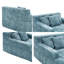 Canapé-lit Chenille Lazy avec 3 oreillers-1763671885